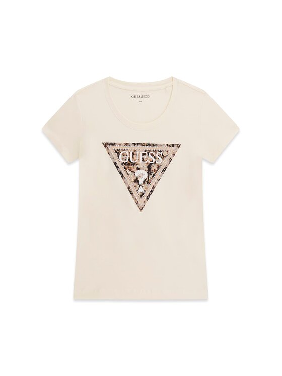 Guess Guess Футболка 180406 Бежевий Classic Fit