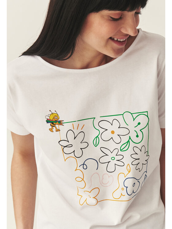 TATUUM Tatuum Tričko LALI 1 Biela Classic Fit