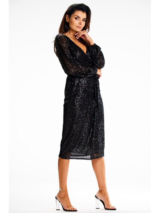 Awama Awama Abito da sera A632 Nero Basic Fit