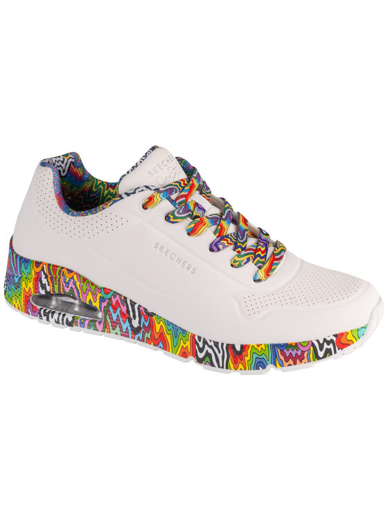 Skechers Skechers Sneakersy Skechers Uno - Stark Mini Drip Biały