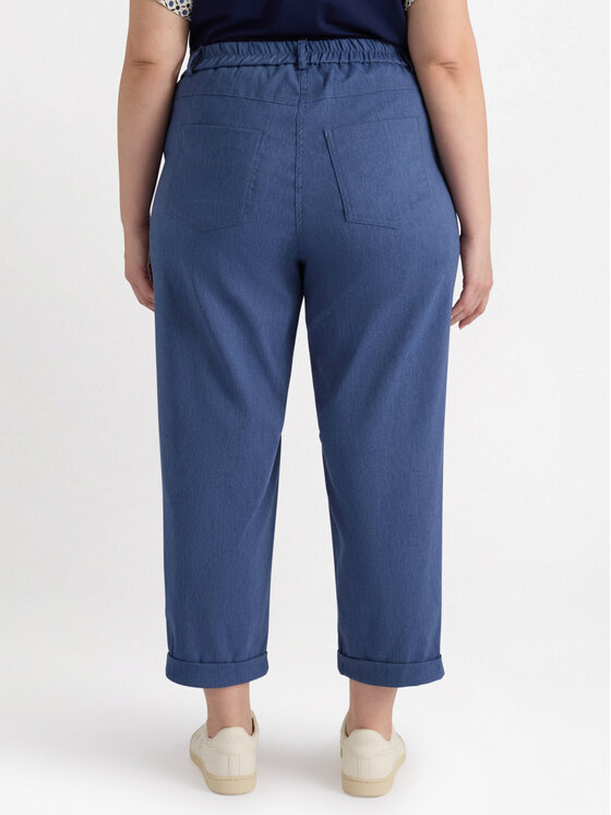 Fiorella Rubino Fiorella Rubino Pantaloni di tessuto P156L002149N034 Blu Regular Fit