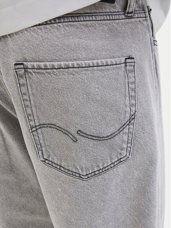 Jack & Jones Jack & Jones Pantaloni scurți de blugi Ron 12278463 Gri Regular Fit