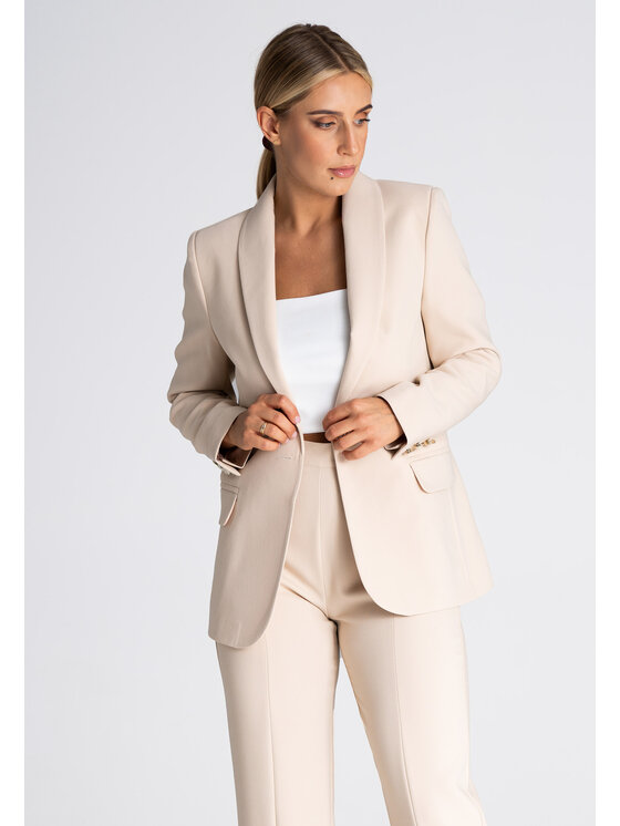 FIGL FIGLFIGL Giacca da abito M954 Beige Regular Fit