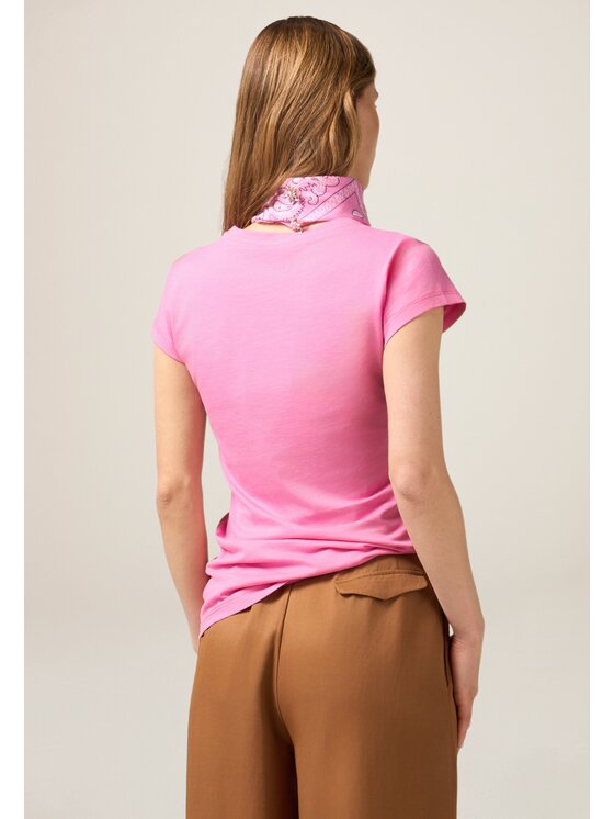 Oltre Oltre T-shirt G002J004352N006 Rosa Slim Fit