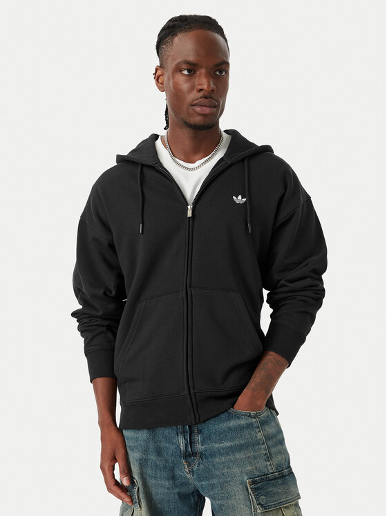 adidas Hanorac Trefoil Essentials KS8941 Negru Loose Fit