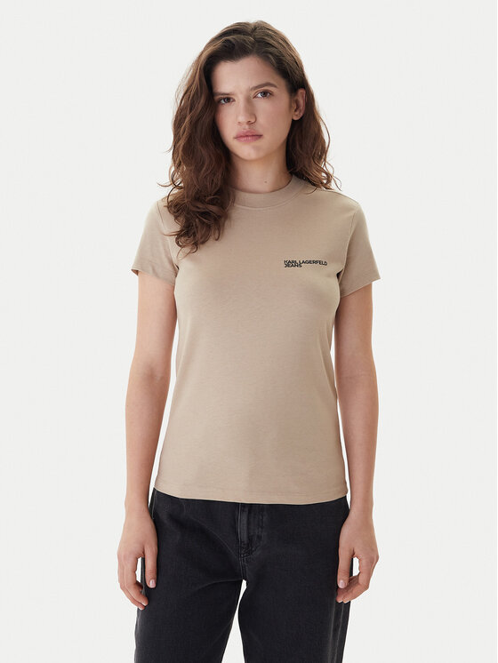 Karl Lagerfeld Jeans Karl Lagerfeld Jeans T-Shirt A1W17004 Πράσινο Slim Fit