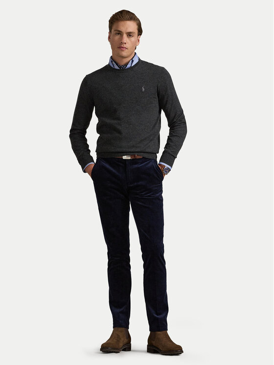 Polo Ralph Lauren Polo Ralph Lauren Πουλόβερ 710946143003 Γκρι Slim Fit