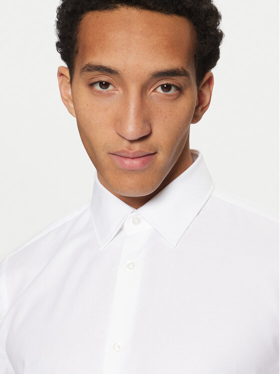 JOOP! JOOP! Πουκάμισο 17 JSH-229Pierce1 30044896 Λευκό Slim Fit