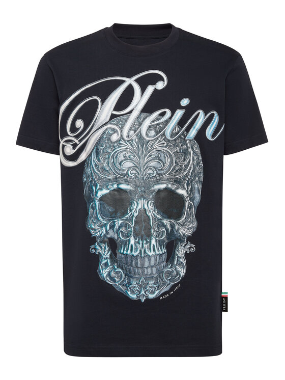 PHILIPP PLEIN PHILIPP PLEIN T-shirt 27143 Blu scuro Regular Fit