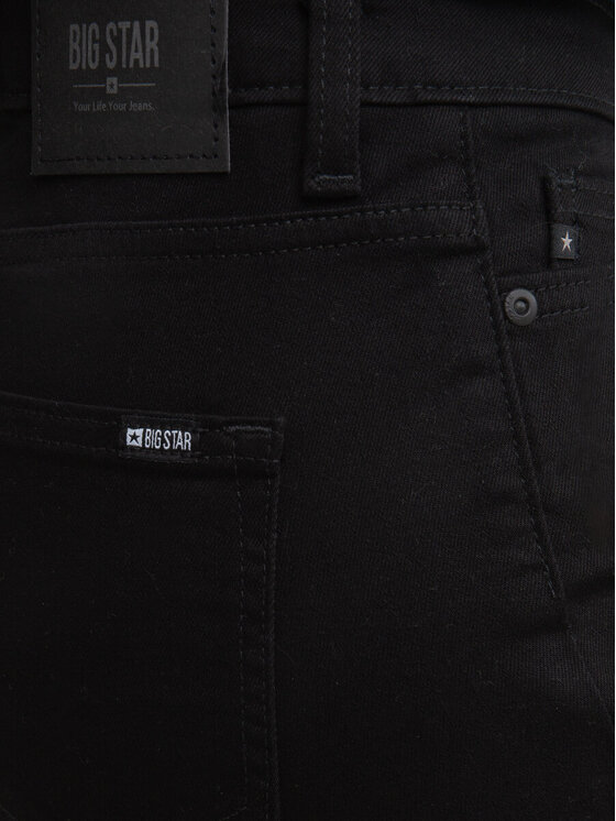 BIG STAR BIG STAR Jeansy KITTY_HIGH_WAIST_915_190 Czarny Slim Fit