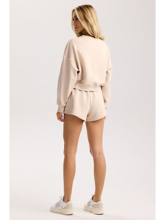 ROUGH RADICAL ROUGH RADICAL Bluza COTTON ACTIVE CROP WOMEN Beżowy Regular Fit