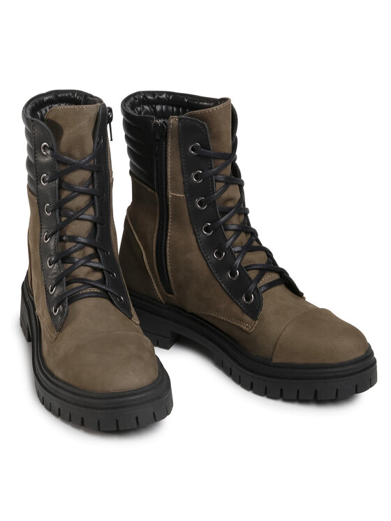 Sergio Bardi Sergio Bardi Schnürstiefeletten SB-24-10-000824 Grün