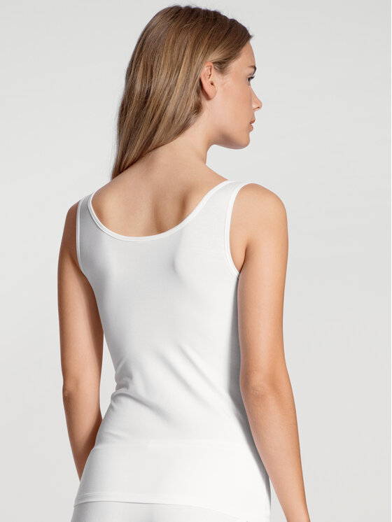 Calida Calida Koszulka piżamowa 12175 Biały Slim Fit