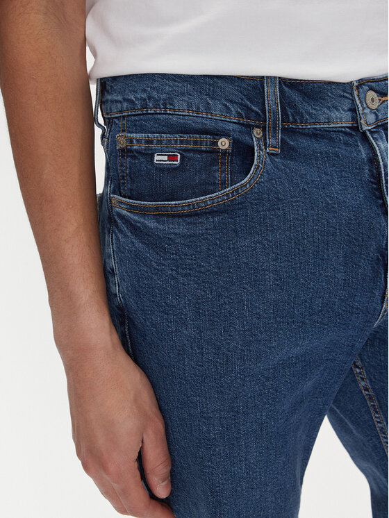 Tommy Jeans Tommy Jeans Džínové šortky Ryan DM0DM21851 Modrá Slim Fit