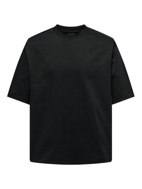 Only & Sons Only & Sons Marškinėliai Millenium 22027787 Juoda Oversize