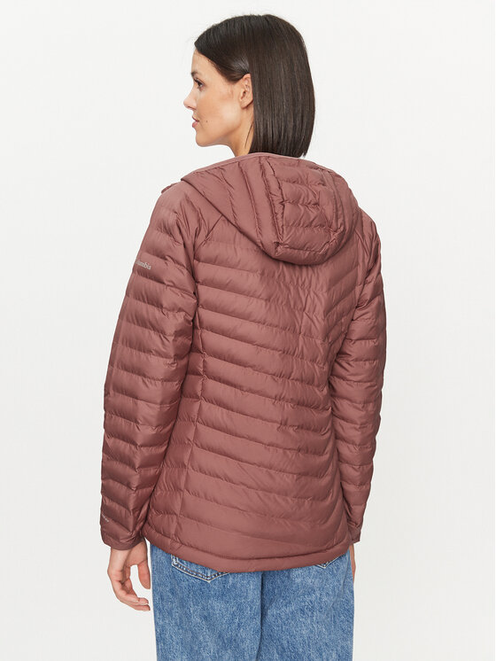 Columbia Columbia Prijelazna jakna Powder Lite™ Hooded Jacket Ružičasta Regular Fit