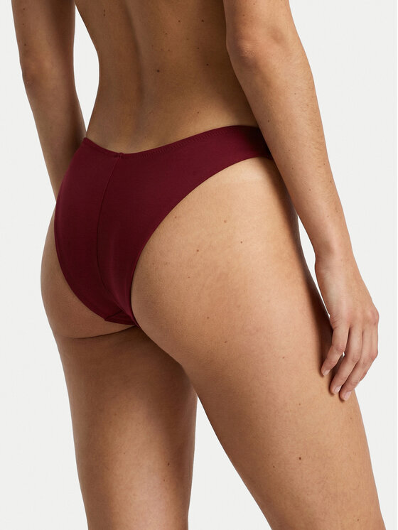 Guess Guess Dół od bikini E6GO11 KF590 Bordowy