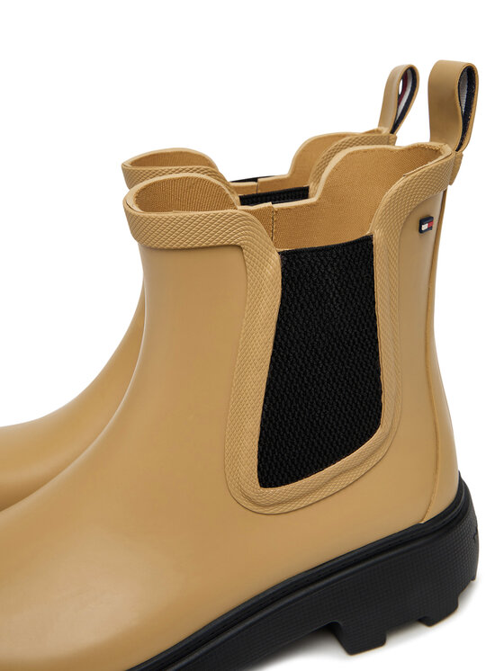 Tommy Hilfiger Tommy Hilfiger Kalosze Rubber Flag Cleated FW0FW08637 Brązowy
