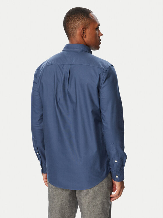 Tommy Hilfiger Tommy Hilfiger Koszula Solid Heritage MW0MW35774 Niebieski Regular Fit