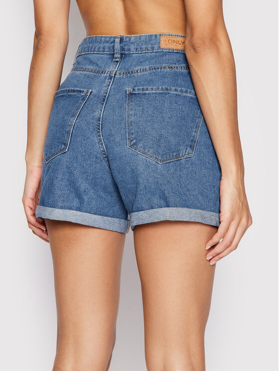 ONLY ONLY Pantaloni scurți de blugi Vega 15230571 Albastru Regular Fit