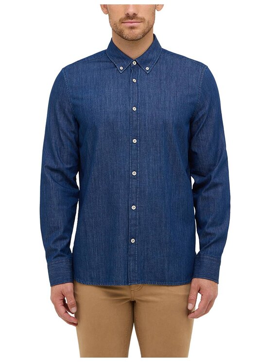 Mustang Mustang Camicia Style Cullman Blu Regular Fit