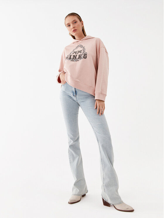 PINKO Pinko Majica dugih rukava Sisma 101767 A13M Ružičasta Regular Fit
