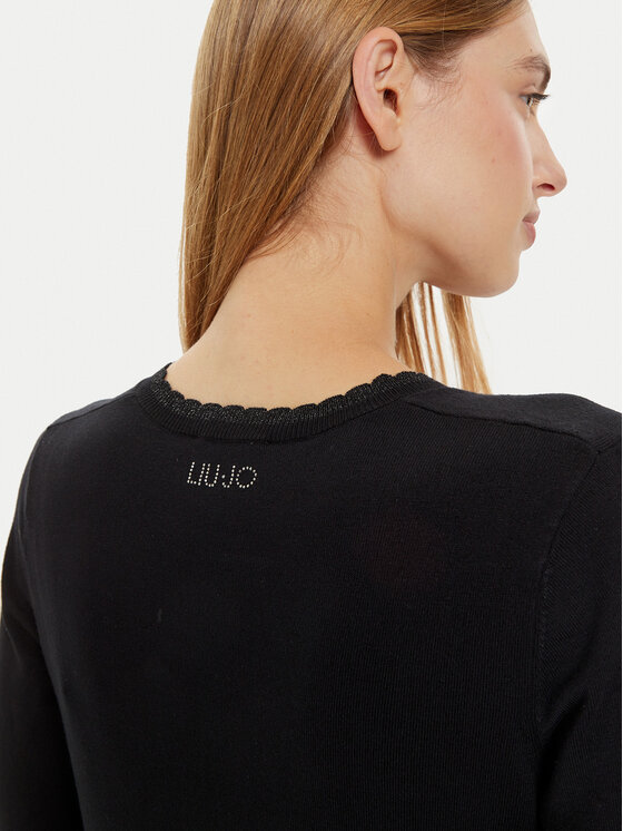 Liu Jo Liu Jo Sweter WF4007 MS49I Czarny Regular Fit
