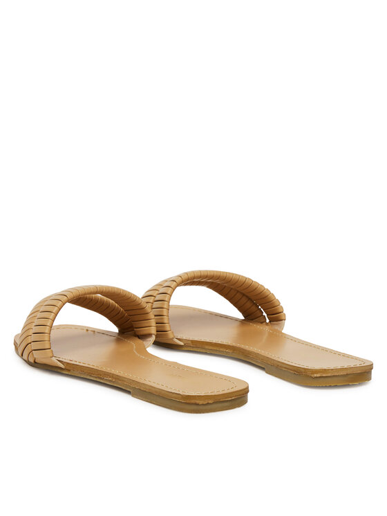DeeZee DeeZee Klapki E4366-6 Beżowy