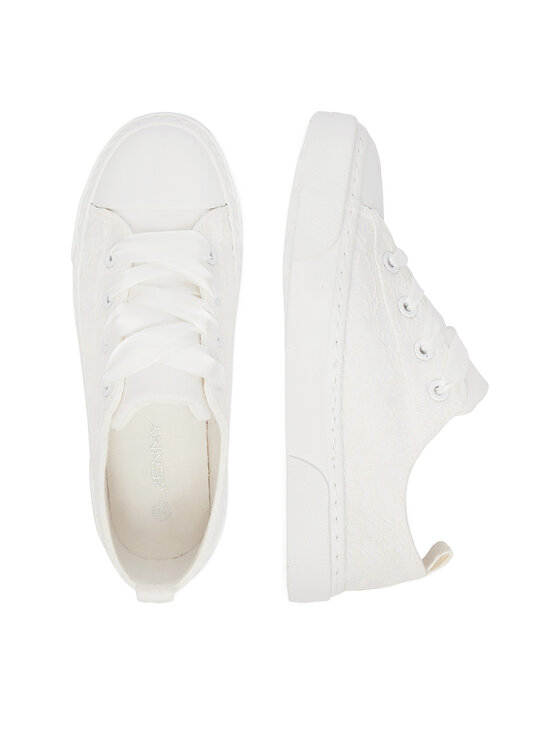 JENNY JENNY Sneakers aus Stoff CEO-CSS20377-30 Weiß