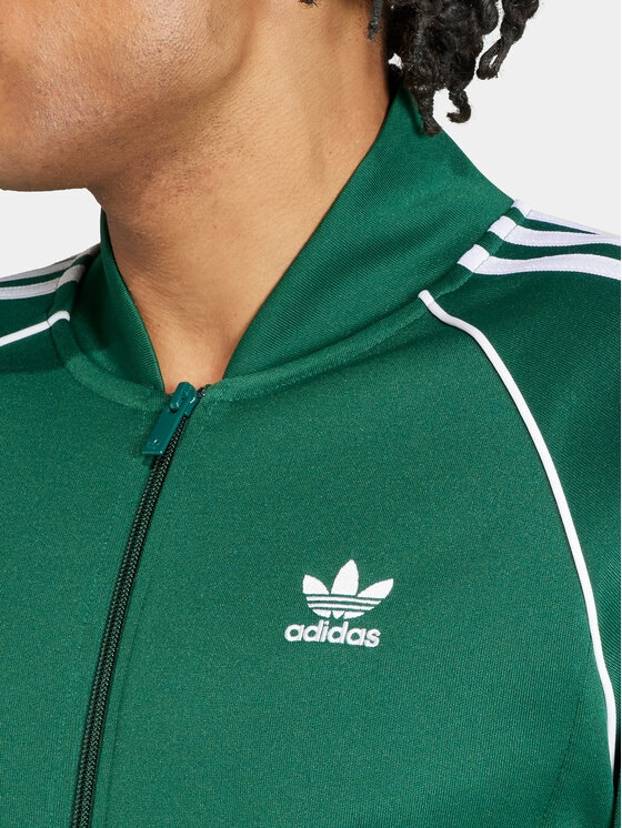 adidas adidas Sweatshirt adicolor Classics SST IR9863 Grün Slim Fit
