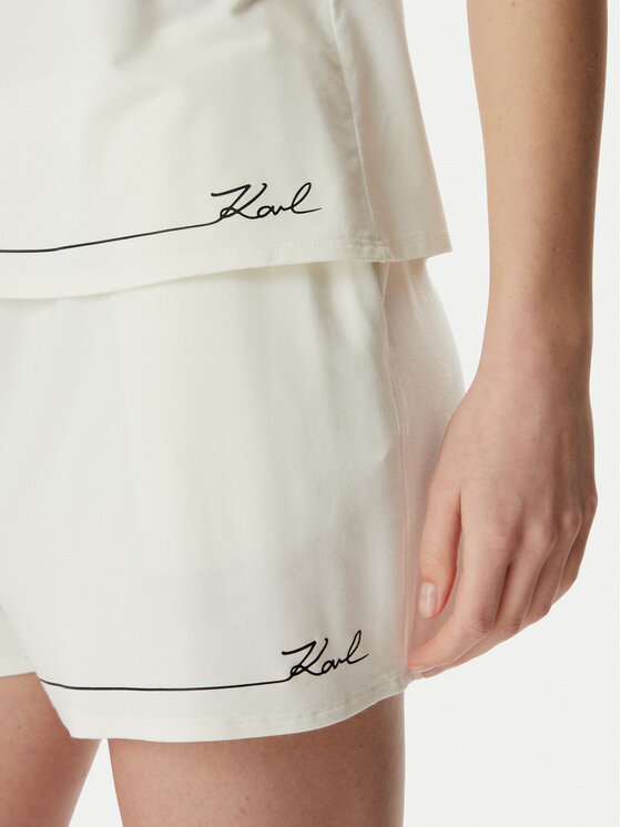KARL LAGERFELD KARL LAGERFELD Pyžamo B1W45011 Svetlo béžová Regular Fit