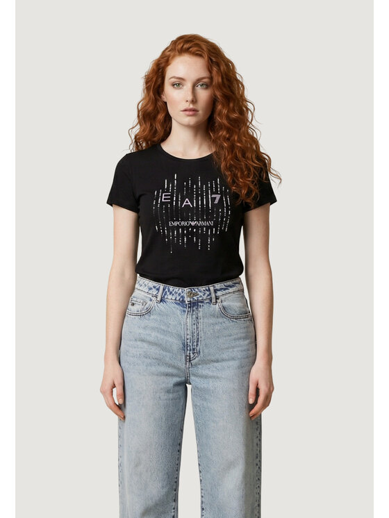 EA7 Emporio Armani EA7 Emporio Armani T-shirt 7W001097 AF10373 Nero Casual Fit