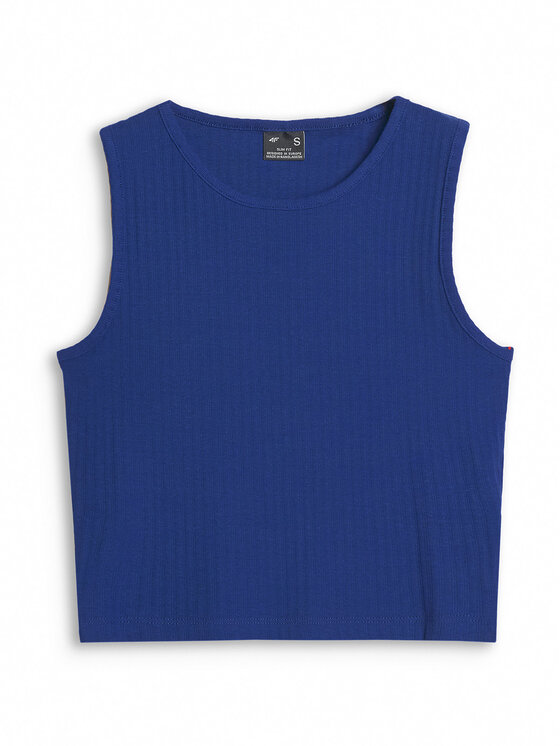 4F 4F Tank top MIDSHOP TEXTILE Granatowy Slim Fit