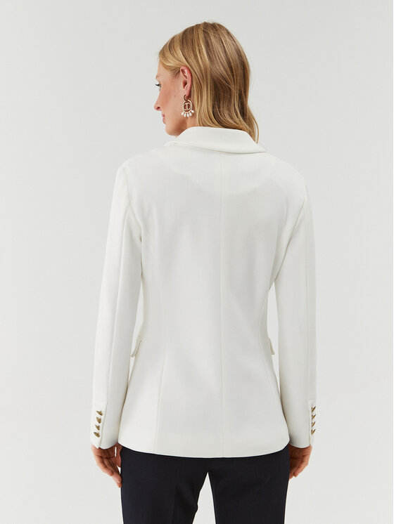 Marella Marella Marynarka Eliot 2339110634 Biały Regular Fit