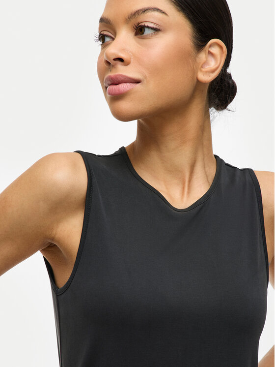 Vila Vila Sommerkleid Modala 14101675 Schwarz Regular Fit