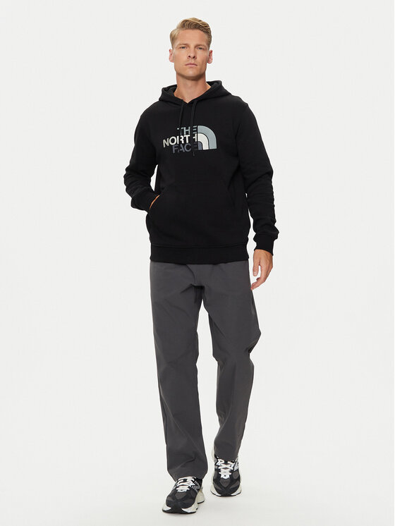 The North Face The North Face Džemperis ar kapuci Drew Peak NF00AHJY Melns Regular Fit