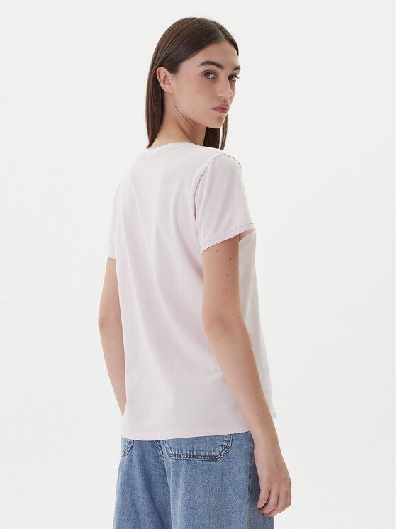 Guess Guess Футболка W2YI45 J1314 Рожевий Slim Fit