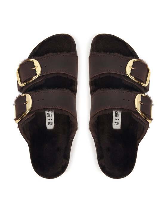 Birkenstock Birkenstock Чехли Arizona Big Buckle 1032982 Тъмнокафяв