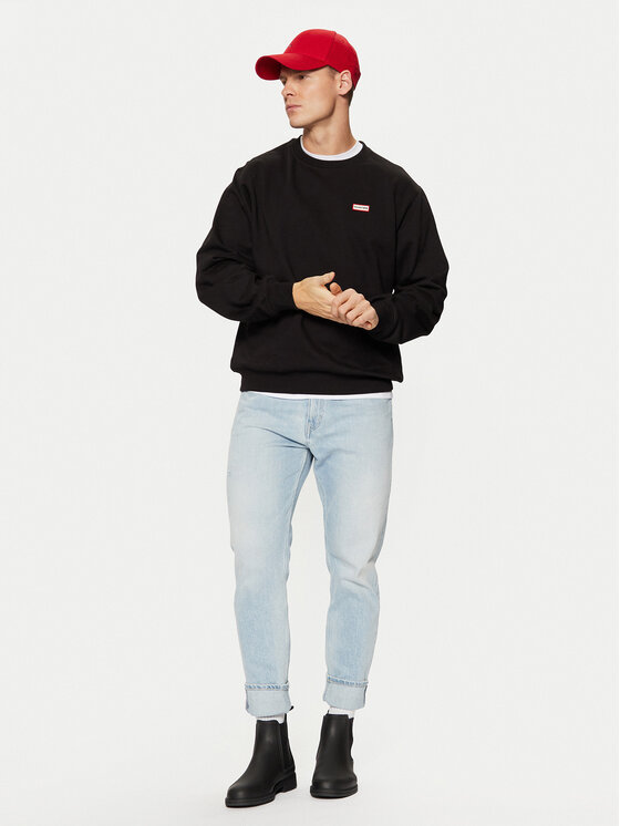 Hunter Hunter Μπλούζα Victor HARM0040242 Μαύρο Regular Fit