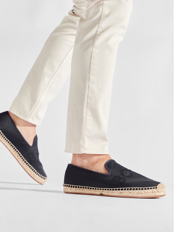 Boss Espadryle Madeira 50474924 10243409 01 Granatowy Modivo.pl