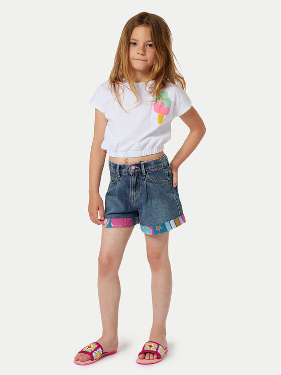 Billieblush Billieblush Džínsové šortky U20112 Modrá Regular Fit