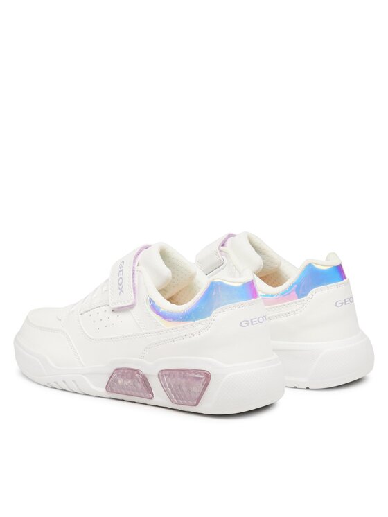 Geox Mädchen Sneaker 'Illuminus Girl A' | Atmungsaktiv, Bequem | Für Schule & Freizeit | Kinder-Schuhe