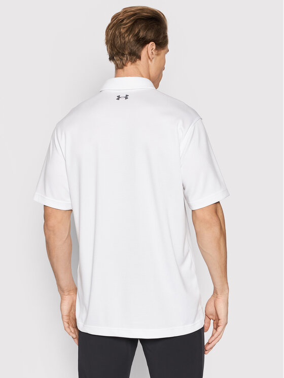 Under Armour Under Armour Polo UA Tech 1290140 Biały Regular Fit