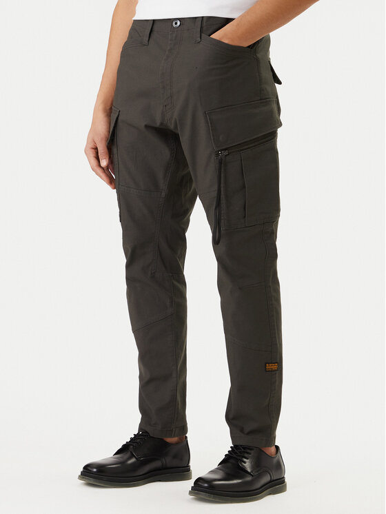G-Star Raw G-Star Raw Medžiaginės kelnės Zip Pocket 3D D24307-E172 Pilka Skinny Fit
