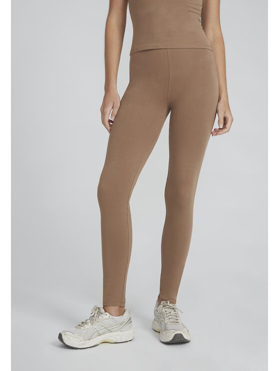 Style Republic Style Republic Legginsy Leggings Brązowy Athletic Fit