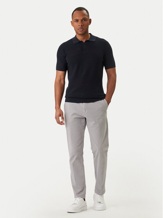 KARL LAGERFELD KARL LAGERFELD Polo 655009 562301 Granatowy Regular Fit