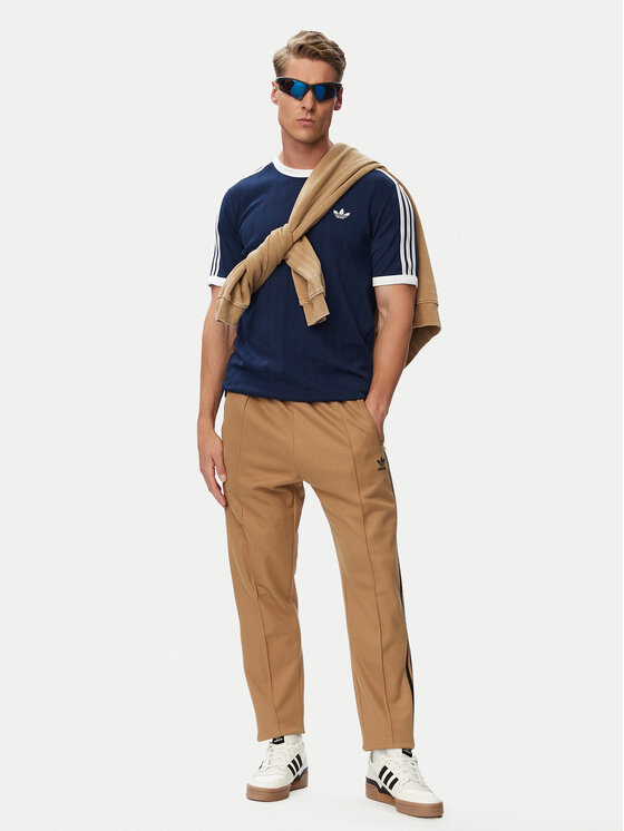 adidas adidas T-Shirt Drop Needle 3 Stripes Tee KS7448 Σκούρο μπλε Regular Fit