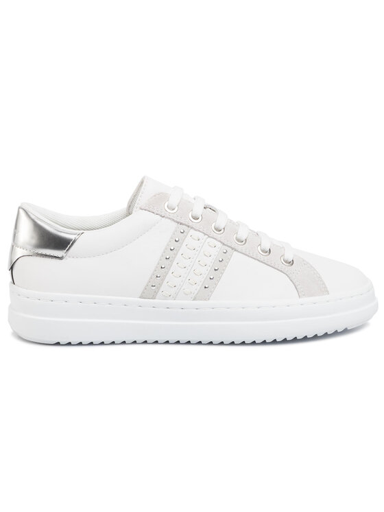 Geox Geox Sneakersy D Pontoise DD02FED 085BN C0007 Biela