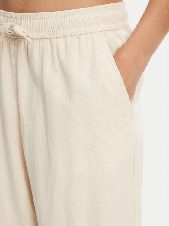 Roxy Roxy Pantaloni din material Lekeitio Break ERJNP03636 Bej Regular Fit