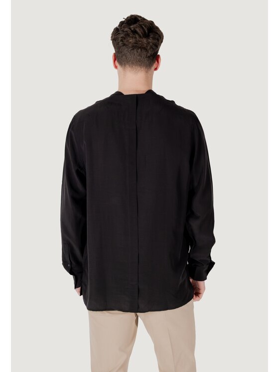 Antony Morato Antony Morato Πουκάμισο KILIS RELAXED FIT Μαύρο Relaxed Fit